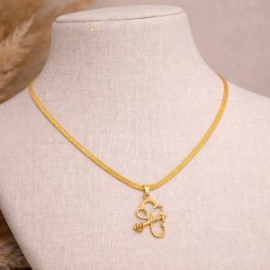 Ganesh Gold-Tone Pendant Necklace