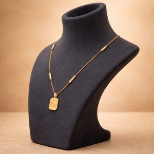 Om Gold-Tone Pendant Necklace